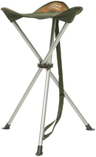 Shakespeare Compact Folding Stool - Brown/Green, 60 Kg
