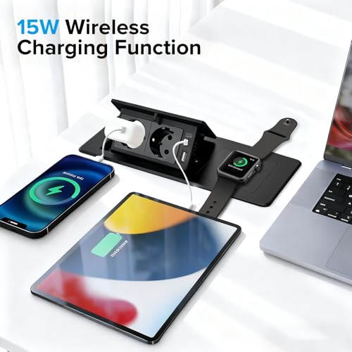 Tomacorriente retráctil para cargar móviles, smartwatches y auriculares 4