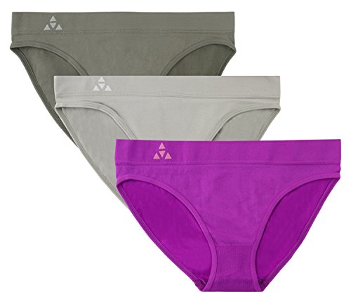 Women's 3 Pack Seamless Low Rise Bikini Panties