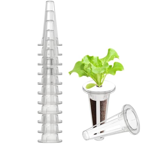 Ifukens 水耕栽培 ポットすいこう栽培 容器12個セットすいこう栽培 ポット カゴスポンジなし 水栽培 容器育苗ポットヒヤシンス 大葉 室内野菜 バジル 栽培キット 猫草 栽培キット 室内スプラウト栽培容器 家庭菜園ププラスチックプラ鉢育苗トレー 園芸 ガーデンニング