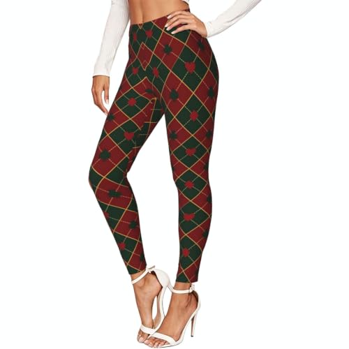 Pantalones estampados opacos de póquer ideales para tu sesión de yoga y el café con amigas