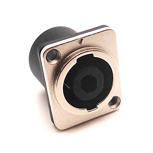 Conector XLR 4 polos metal panel 31x26mm 10 unidades miniatura 2