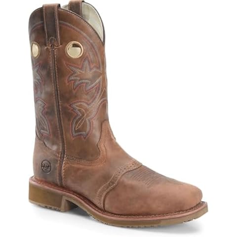 Double-H Boots Men's DH6134 Antonio Comp Toe Brown 10 EE Cover