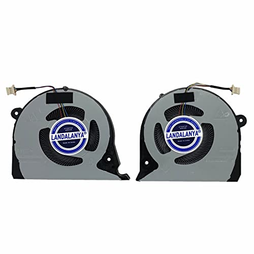 Image of Replacement New CPU+GPU Cooling Fan for Dell Inspiron 15 7577 7588 G5 15 5587 G7-7588 G7-7577 Vostro 15-7580 7570 P71F P72F Series DFS2000054H0T FK0D 5.97 CFM+DFS541105FC0T FK0F 5.51 Fan