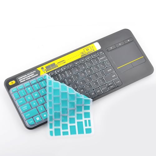 Protector de Teclado de Silicona Compatible Logitech K400 Plus miniatura 4