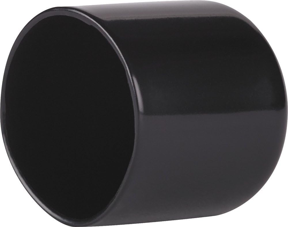 MOCAP - Round Vinyl Caps - Black Vinyl End Caps - End Caps for Metal Tubing - Ideal Caps for Pipes, Rods, & Tubes - End Caps for Industrial & Home Use