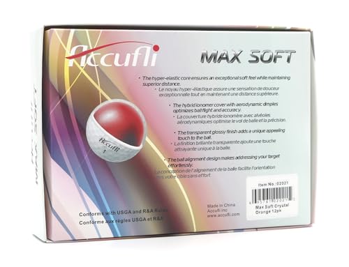 Image of ACCUFLI Max Soft Crystal Golf Balls