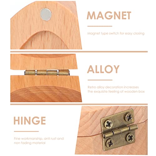 ERINGOGO Bois Guitare Médiator avec Boîte en Forme de Coeur Guitare Médiator Cas Plectre Support de La Boîte… - Les Beatles, Paul McCartney, John Lennon, RIngo Starr, George Harrison ERINGOGO Bois Guitare Médiator avec Boîte en Forme de Coeur Guitare Médiator Cas Plectre Support de La Boîte… – Image 7