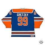 Wayne Gretzky Autographed Edmonton Oilers “Heroes of Hockey” Blue CCM Jersey - Upper Deck -...