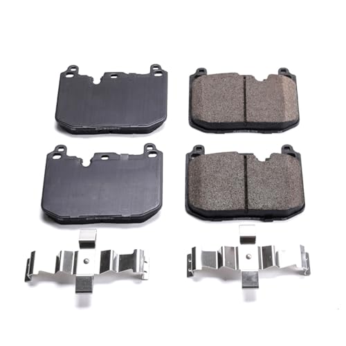 Image of PowerStop Front Brake Pads for BMW 228i Gran Coupe 2022-24 |228i xDrive Gran Coupe 2020-24 |M235i xDrive Gran Coupe 2020-24 |X2 2019-23 - Z17 Ceramic Brake Pads with Installation Hardware, 17-1875