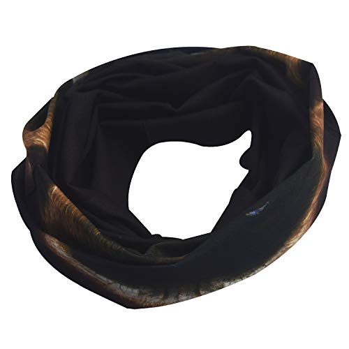 Obacle Animal Half Face Mask Sun Dust Wind Protection Breathable Seamless Face Mask For Men Women, Lightweight Thin Neck Gaiter For Outdoor Sports Gifts (Orangutan Bitter Face) #TOP3