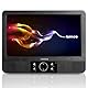 Lenco 9-Zoll Tragbarer DVD-Player MES-415 mit Doppel-Bildschirm - USB und SD Anschluss - 12 Volt Kfz Adapter - Fernbedienung - 2 x Kopfstützenbefestigung - 2 x Kopfhörer - Schwarz