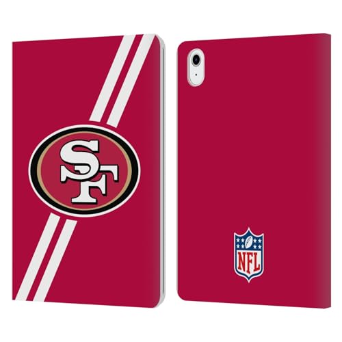 Carcasa de cuero San Francisco 49ers iPad Air con acabados premium estilo libro