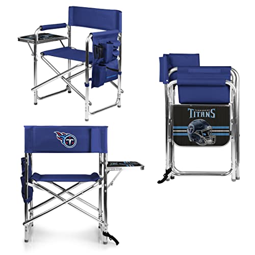 Image of Picnic TIME NFL Unisex-Adult NFL Sports Chair with Side Table, Beach Chair, Camp Chair for Adults