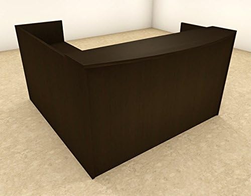 3pc L Shape Modern Office Reception Desk, OT-SUL-R8