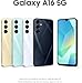 Samsung Galaxy A16 5G, Android Smartphone, Dual SIM Mobile Phone, 4GB RAM, 128GB Storage, Blue Black with Fast Charger Bundle Offer