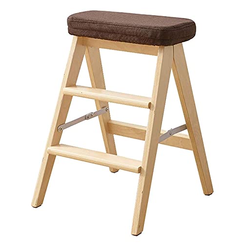 Silla de escalera para el hogar en madera maciza de estilo moderno 2