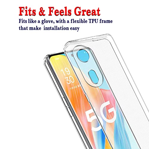 Image of Amazon Brand- Solimo Mobile Cover for Oppo A1 Pro 5G (Soft & Shockproof Back Case with inbuilt Cushioned Edges), Transparent
