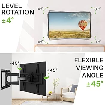 USX MOUNT Full Motion TV Wall Mount for 37