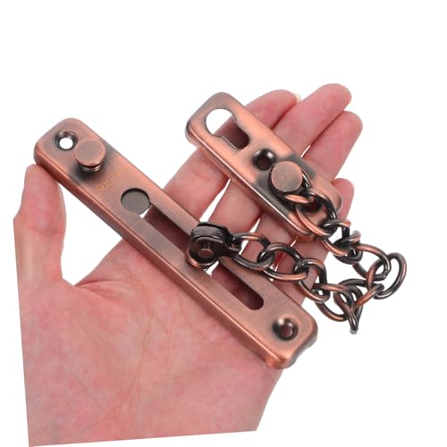 Cadena antirrobo de acero inoxidable de seguridad reforzada y doble bloqueo resistente 5