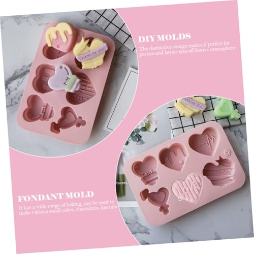 Molde de silicona SUPVOX para chocolate con forma de corazón miniatura 5
