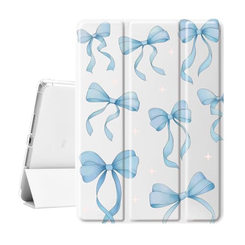 Joli nœud bleu étui iPad Pro 12,9" : le cadeau idéal pour filles et adolescentes