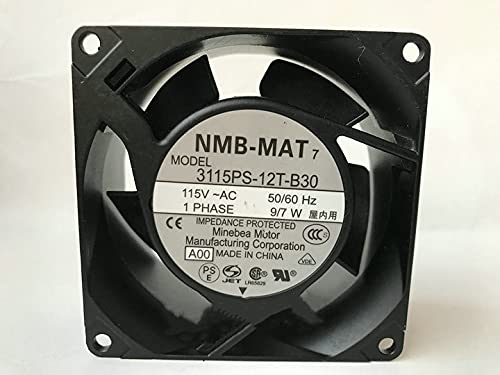 Amazon.com: for NMB-MAT 3115PS-12T-B30 115V-AC 50/60HZ 9/7W 8CM