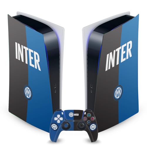 Skin PS5 Digital Inter Milan - Autocollant de jeu vinyle avec sticker manette DualSense