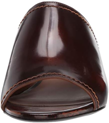 Emporio Armani Women's Open Toe Slide Mule, Brown, 38 Medium EU (8 US) | Image 1