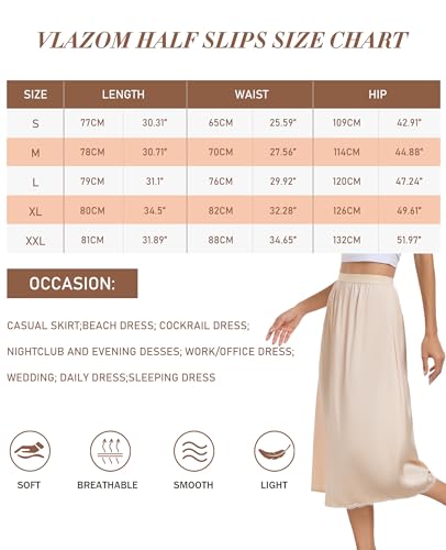 Image of Vlazom Women's Cotton Saree Petticoat - Pack of 5 Inskirts | Soft & Breathable Underskirts | Adjustable Drawstring Waist | Multicolor for Daily & Occasion Wear