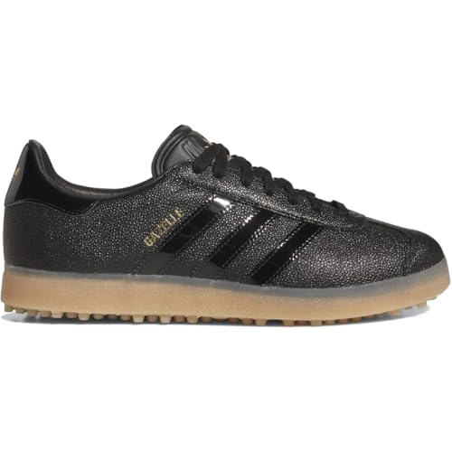 [アディダス] ガゼル ラックス スパイクレス GAZELLE LUX SPIKELESS GOLF SHOES Core Black/Gum JI4157 28.5cmのサムネイル