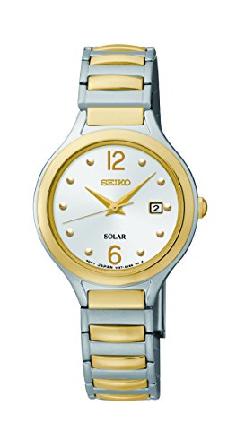 Seiko Women's SUT178 Analog Display Japanese Quartz Two Tone Watch