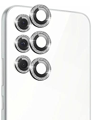 Giopuey Pellicola Fotocamera Per Samsung Galaxy A54, Samsung Galaxy A54 Protezione Fotocamera, Diamante In Polvere Brillante, Lucido, Elegante, Facile
