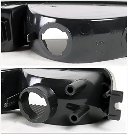 Front Bumper Signal Lights Lamps Black Compatible with 1999-2006 GMC Sierra / 2000-2006 Yukon XL 1500 2500