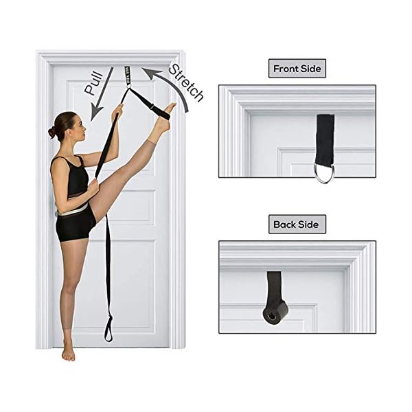 AMENKER-Leg-Stretcher-Door-Flexibility-Stretching-Leg-Strap-98ft-Door-Flexibility-Stretching-Leg-Strap-Great-Cheer-Dance-Gymnastics-Trainer-Stretching-Equipment AMENKER Leg Stretcher Door Flexibility Trainer Leg Strap, 9.8ft Door Flexibility Stretching Leg Strap Great Cheer Dance Gymnastics Trainer Stretching Equipment
