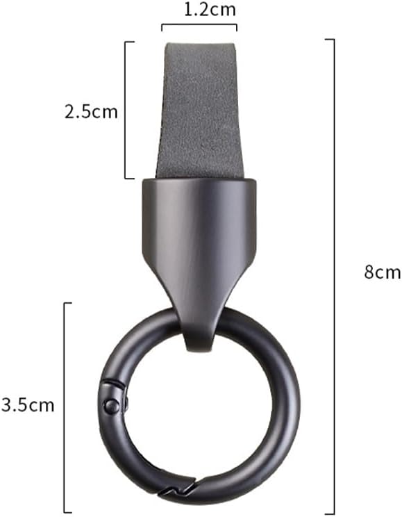 NFAHBAQA Clips para Llavero Coche para VW Arteon Shooting Brake/Arteon Shooting Brake R 2000-2023 2024, Llavero Universal Piel, con Hebilla Aleación Zinc, Accesorio Multifuncional Claves Gadgets