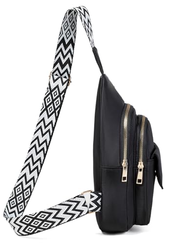 Image of AOSTIHOT Small Crossbody Bags Sling Bag for Women, Sling Backpack Chest Daypack Cross Body for Travel Casual Running Hiking Multicolor