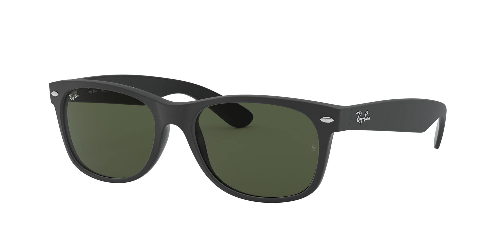 Image secondaire de Ray-Ban New Wayfarer Color Mix RB2132-646231-58 Lunettes de Soleil, Noir, 58.0 Mixte Adulte