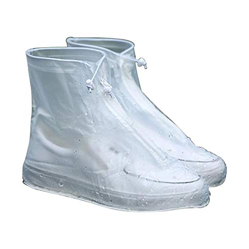 CAPA DE CHUVA TRANSPARENTE PARA TÊNIS SAPATO CICLISTA MOTOQUEIRO IMPERMEÁVEL ANTIDERRAPANTE