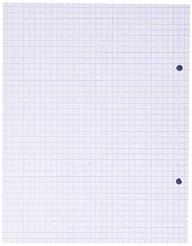 Exacompta - Ref 10620E - Bristol Squared Records Cards (Pack of 50) - 170 x 220mm in Size, 205gsm Card, Compatible with Printers - Suitable for Exam Revision & Notes - White - Image 2