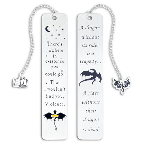 Dragon Metal Bookmarks Set of 2