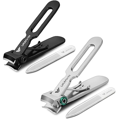 VANWIN Toenail Clippers for Seniors Thick Toenails, Curved Toenail Clippers for Thick Nails & Ingrown Nails Cover