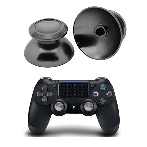 PinPle Metal Analog Thumbsticks Thumb Stick Joystick Replacement Cap Cover for PS4 PlayStation 4 Gray PinPle Metal Analog Thumbsticks Thumb Stick Joystick Replacement Cap Cover for PS4 PlayStation 4 Gray