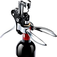 TFORT Korkenzieher Wein Geschenkset Flaschenöffner, Premium Weinöffner-Set mit Kapselschneider, Weinausgießer, Vakuum Weinverschluss, für alle Arten von Korken, Geschenk für Männer und Frauen