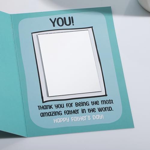 Image of Oye Happy - Father's Day Cards - Father's Day Gift - Gift for Dad (Mirror Card for Dad)