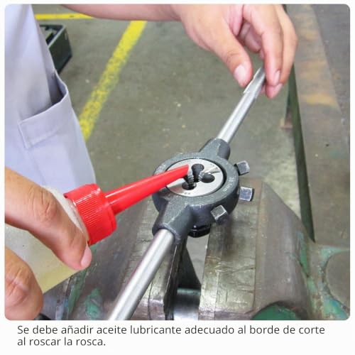 Miniatura 5 de Quarkzman M27 X 1.5 Métrico Troquel Redondo Troquel De Roscado De Mano Derecha De Acero De Aleación Para Cortar Roscas De Tornillos