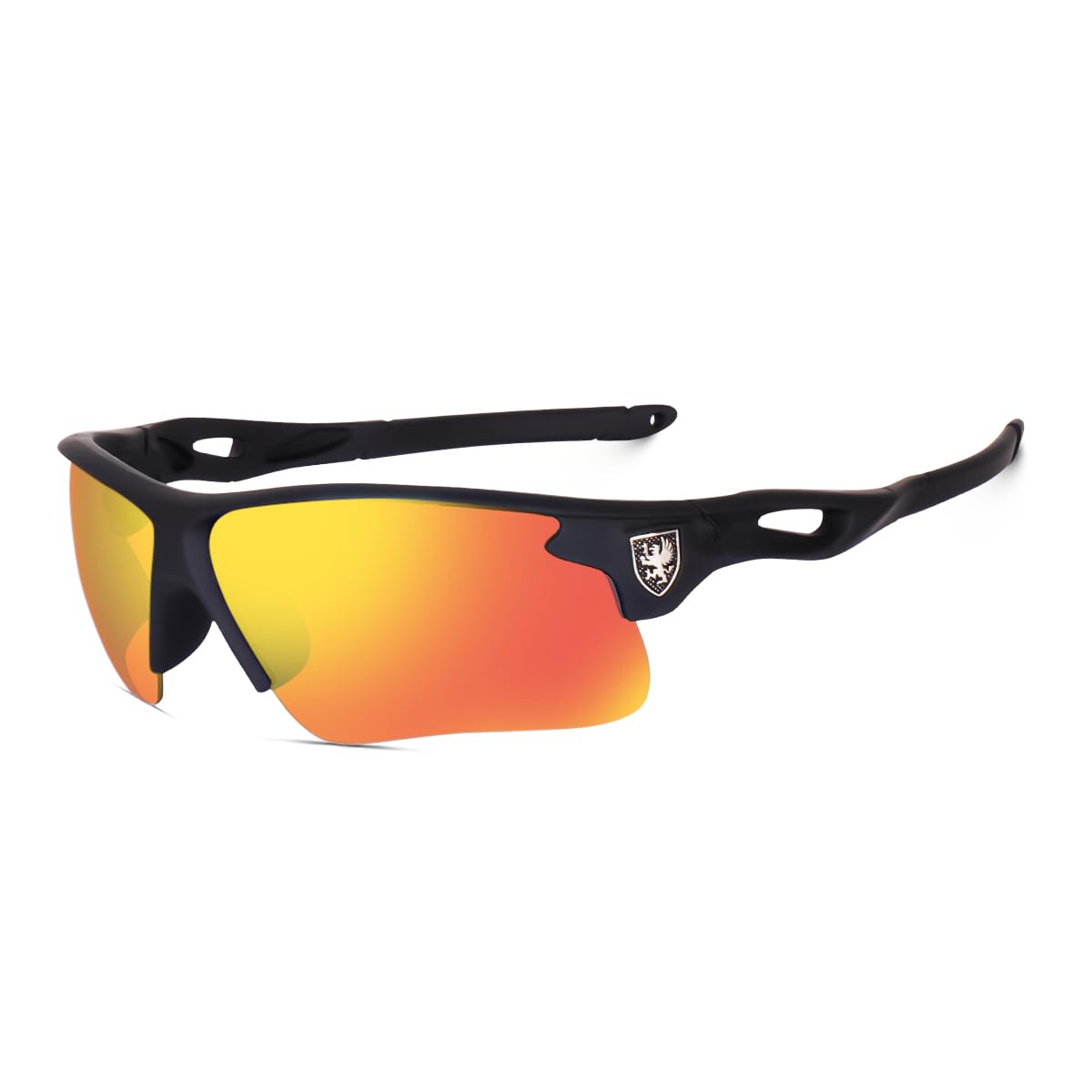 Sports Sunglasses for Men Women Youth IPL Cricket Baseball Fishing Cycling Running Golf Motorcycle Tac Glasses UV400 (RED)-image-5