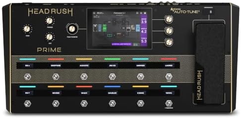 HeadRush Prime - Guitar & Vocal Multi Effects Pedal & Amp Modelling Processor with Amp Cloner, Antares Auto-Tune, WiFi, Touchscreen, Looper & Bluetooth