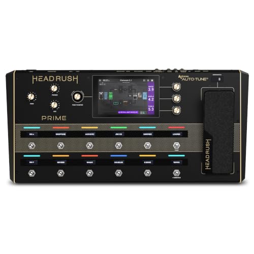 HeadRush Prime Electric Guitar and Vocal Multi-Effects Pedal