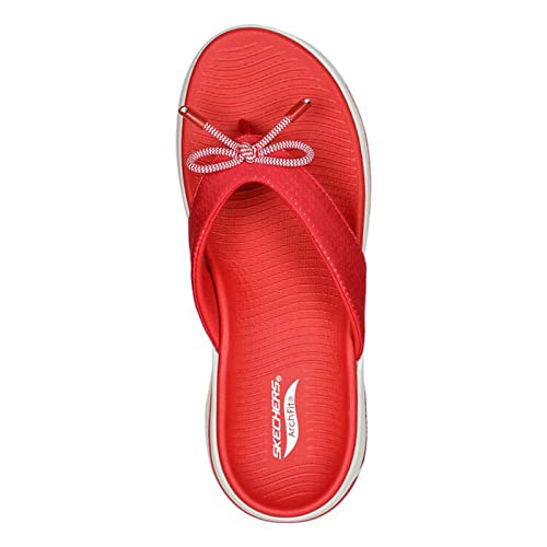 Skechers Skechers Women's, GO Walk Arch Fit Sandal - Lakeside Sandal RED Bean 9 M
